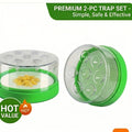 Flying Insect Trap 2 Pack – Non-Toxic Reusable Bug Catcher with 7 Holes, No Electricity, Safe for Home & Garden — image 1