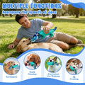 Dog Toy Blue Rubber Crocodile Chew Design with Milk Flavor, Raised Ridges and 20-100 lb Guidance — image 1