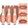 Oulac Nude Satin Lipstick Set 12g Each – Lightweight Moisturizing Full Coverage Cream-to-Satin Formula, Skin-Flattering Nude 
