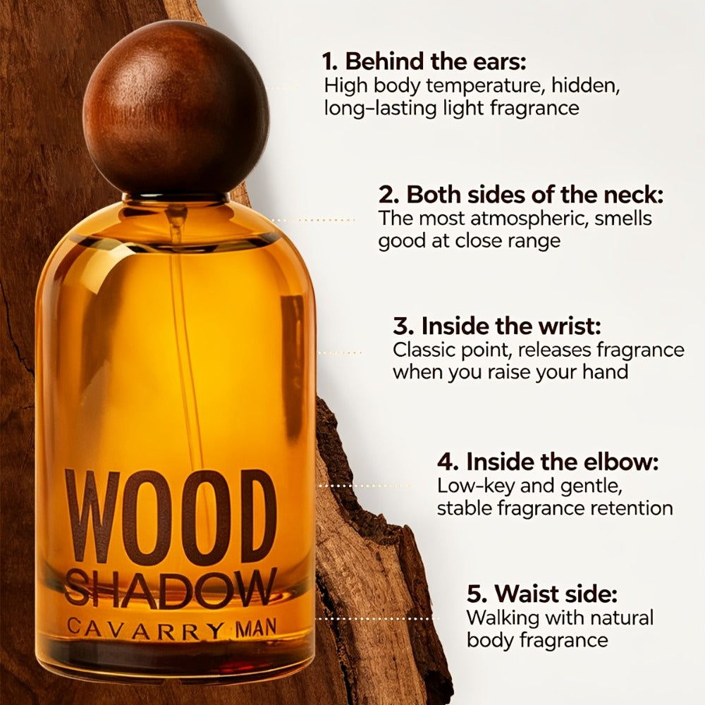 Perfume for Men Wooden-Bottle Spray with a Woody Sandalwood Profile and Two Options in a Distinctive Bottle Presentation — im