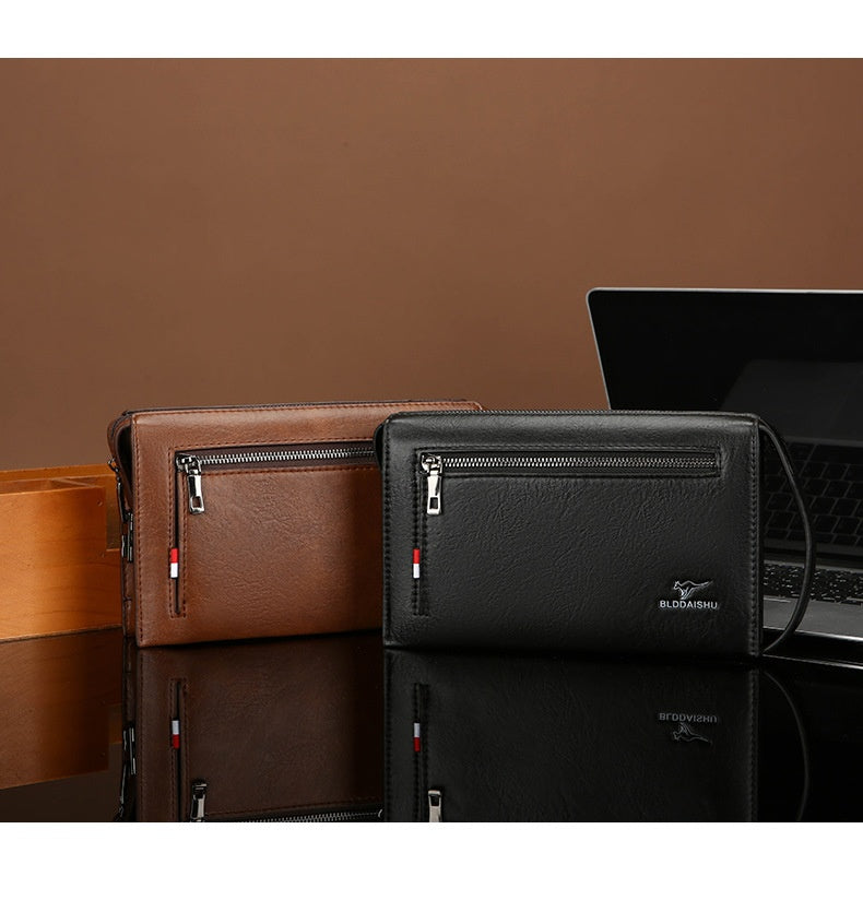 New Mens Wallet With A Combination Lock And Clutch Design
