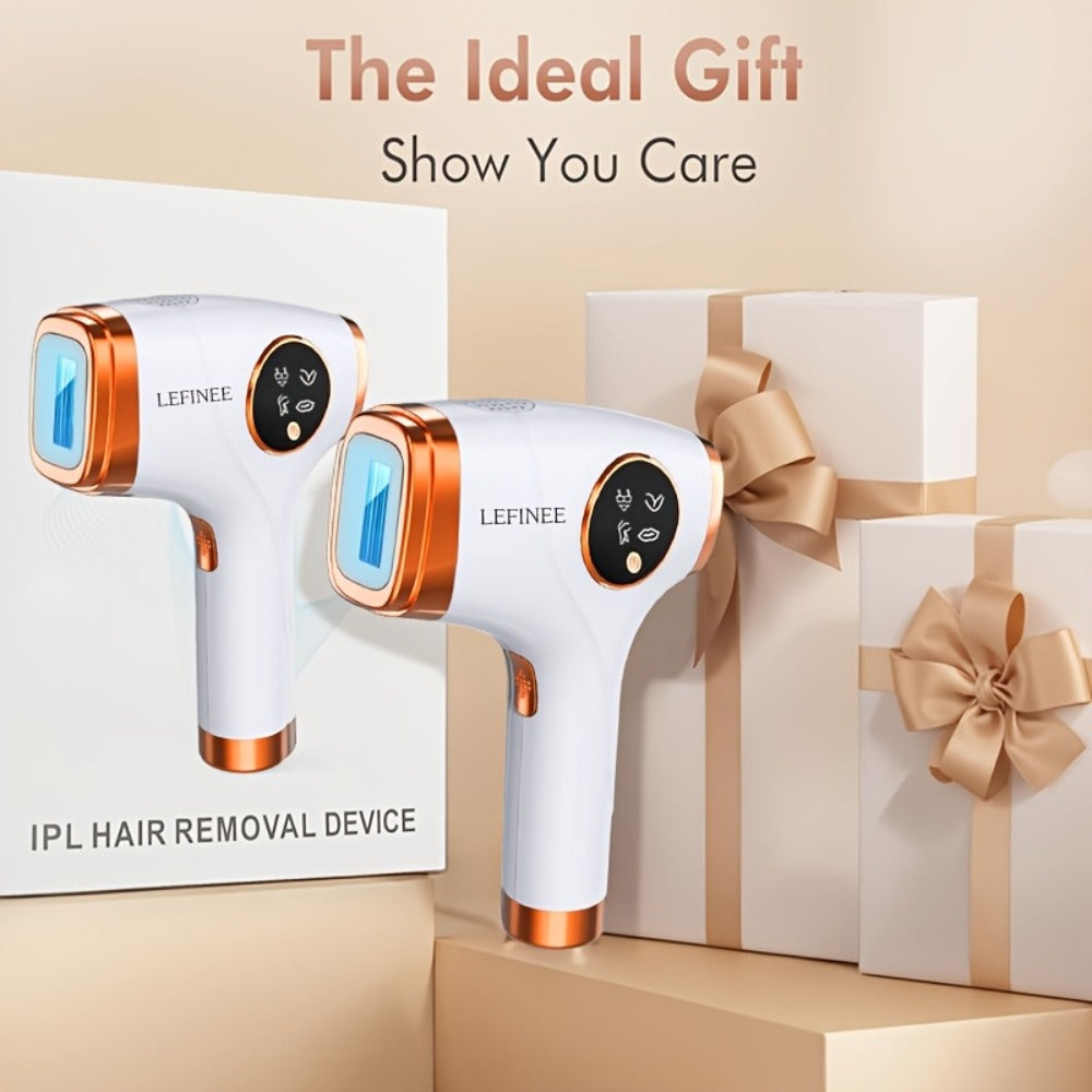 IPL Hair Removal Device 999900 Flashes 3-in-1 At-Home Laser Hair Remover for Women Men for Everyday Face, Beard and Body Groo