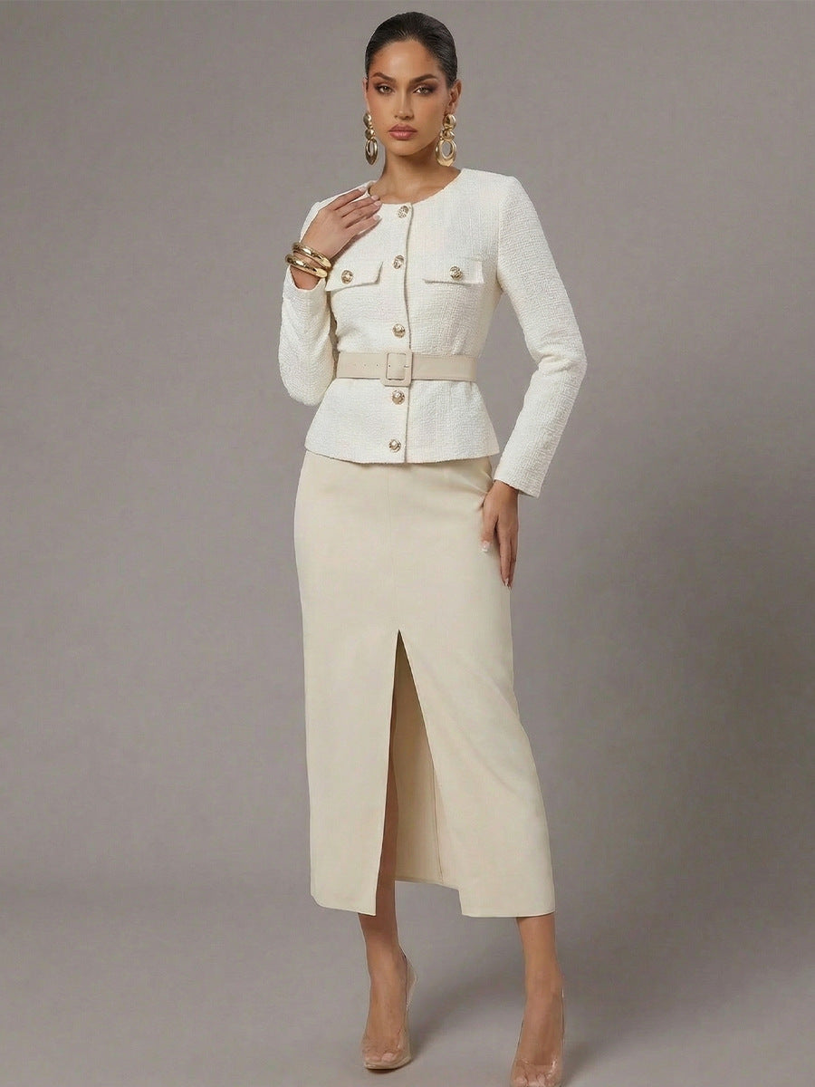 Chanel-style Coat 2025 FallWinter French Long-Sleeve Jacket For Women