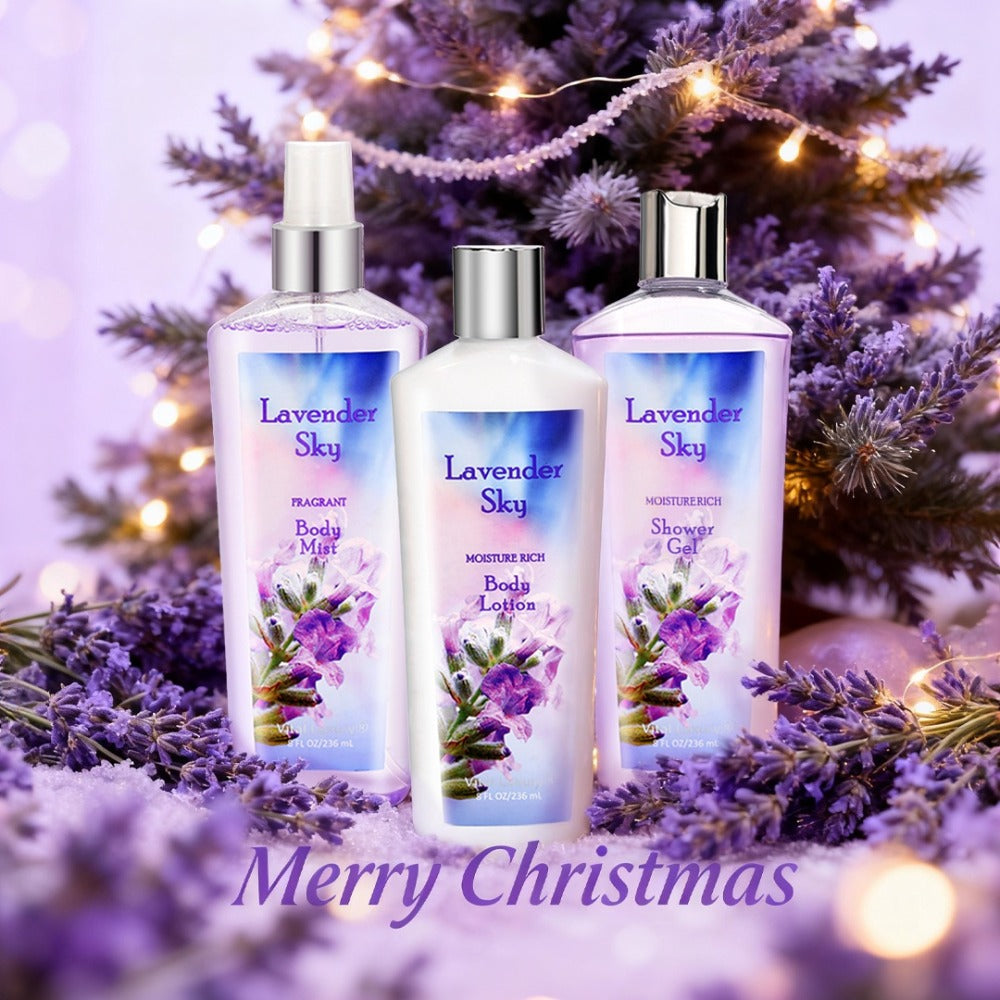Body Care Gift Set for Women 3pcs, Body Wash, Lotion & Perfume Fragrance Moisturizing Skin Care Kit Sweet — image 12