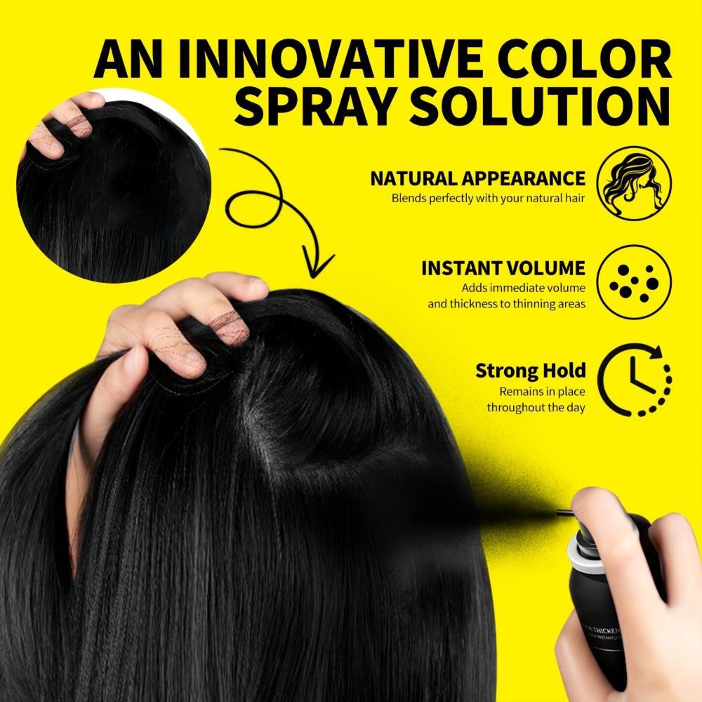 Root Cover Up Spray 80ml Instant Gray Hair Concealer with Plant-Based Fibers, Transfer-Resistant No-Mark Formula — image 9