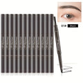 Eyebrow Pencil 12-Pack Double-Ended Waterproof – Automatic Twist-Up Brow Pencil with Spoolie Brush, 4 Natural Shades — image 