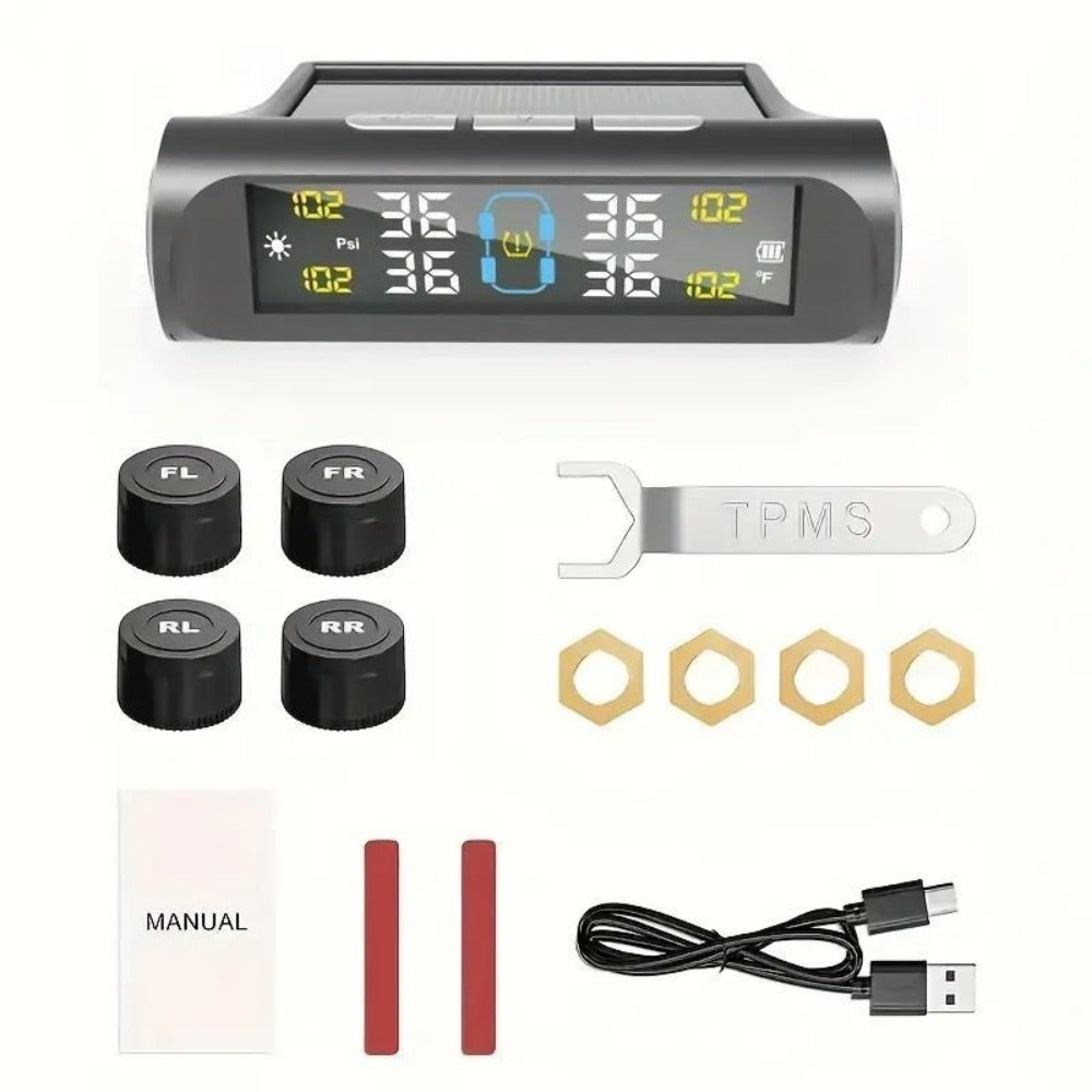 Tire Pressure Monitoring System with 5 Alarm Modes and Color Display — image 6