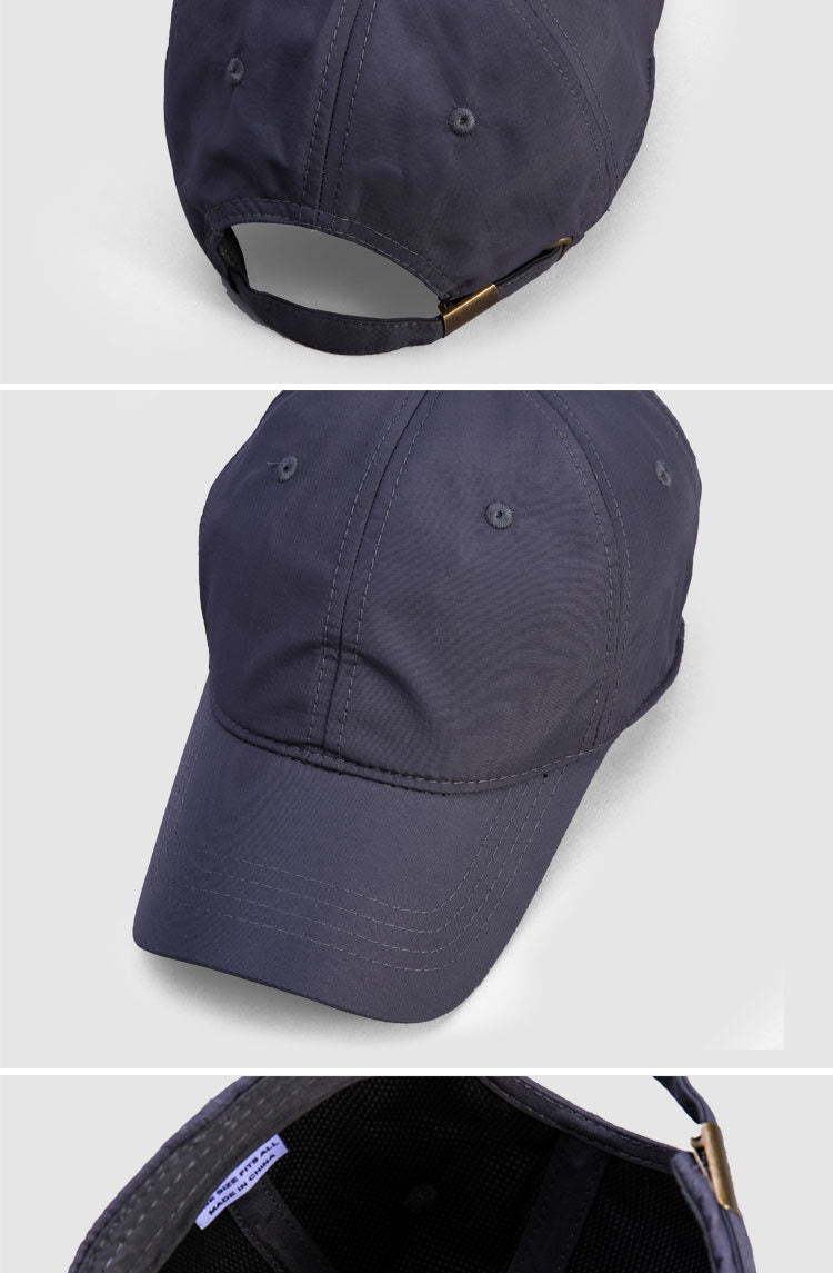 Outdoor Baseball Cap With Breathable Light Plate And Big Head Circumference