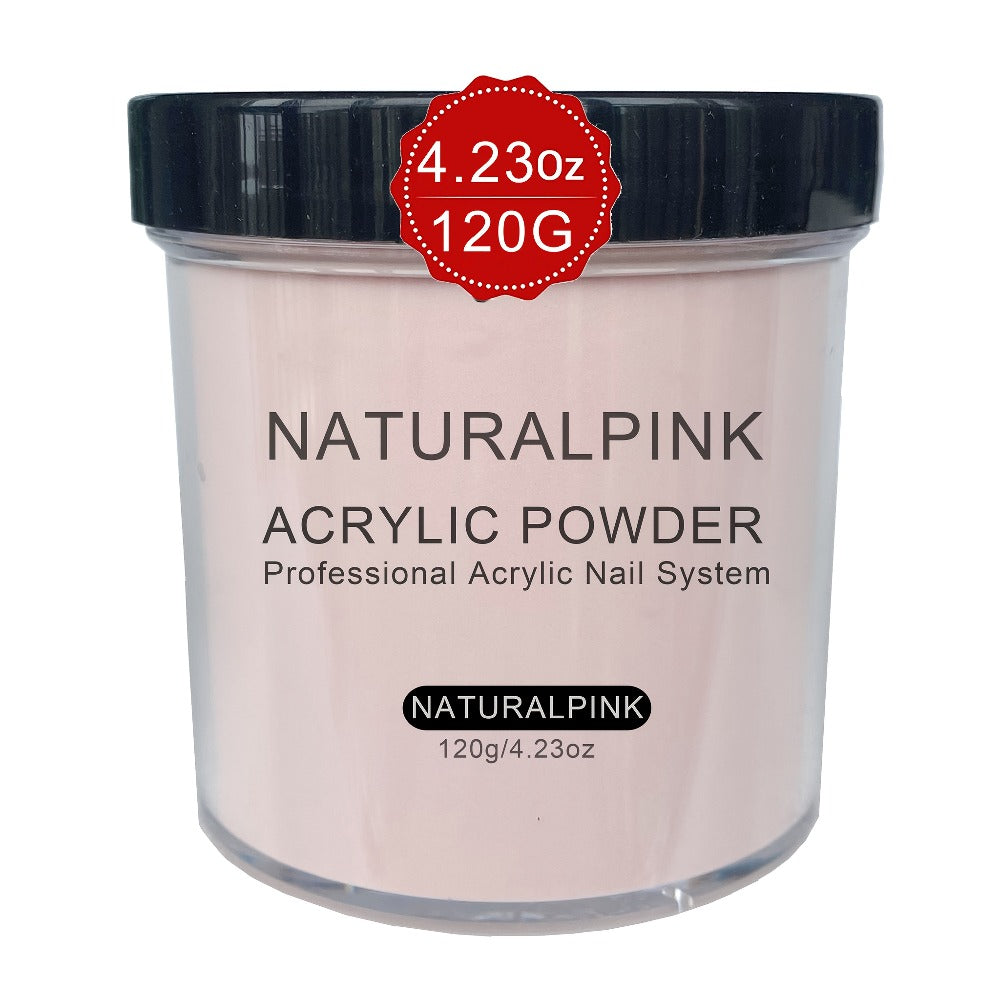 120g Acrylic Nail Powder Jar in Rose, Almond, Peach or Natural Pink for Use with Compatible Acrylic Liquid — image 10