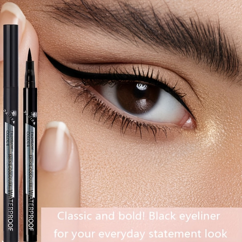 Fine-Tip Liquid Eyeliner Pen Set with Twelve Black and Bright Color Pens for Graphic Eye Looks — image 9