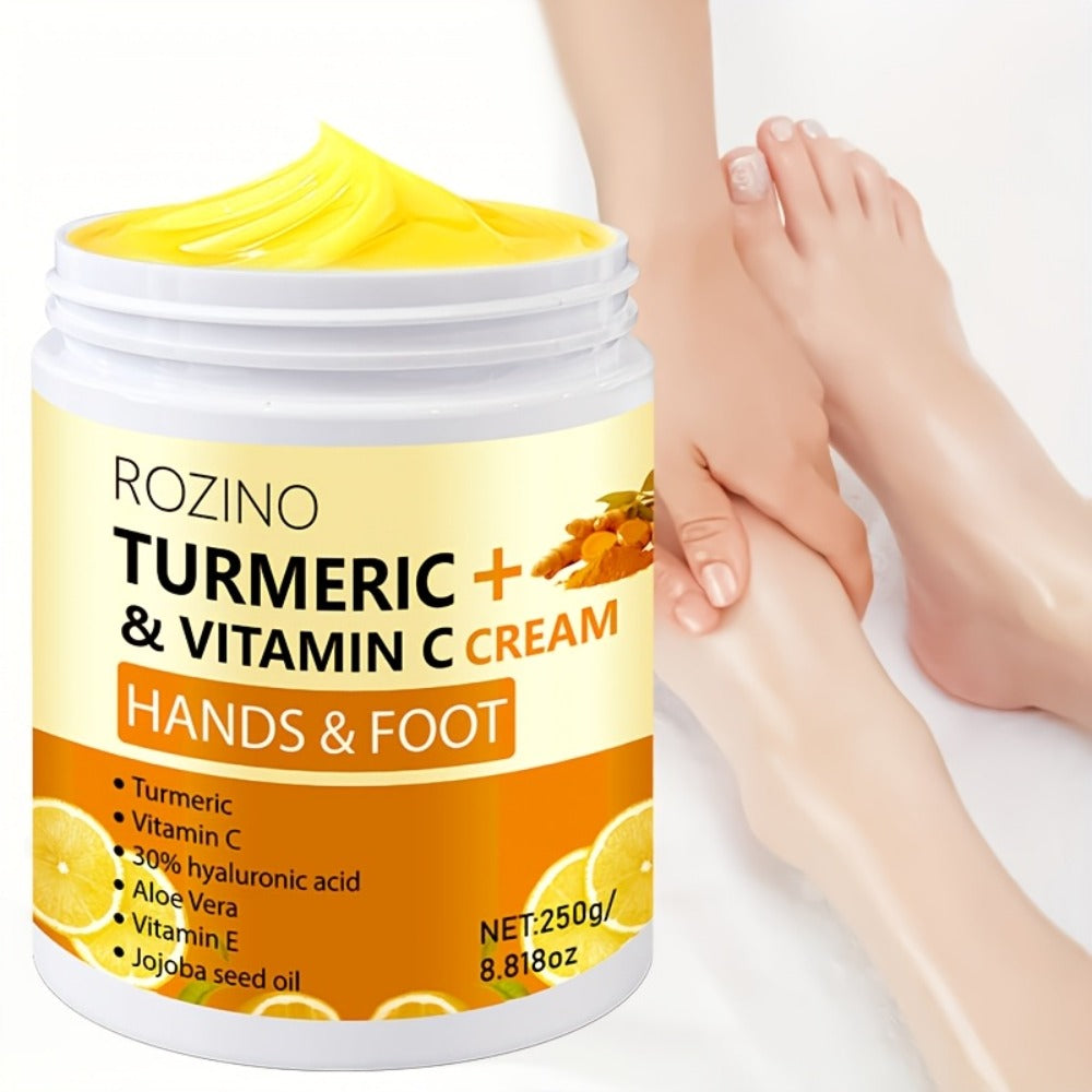 Turmeric Foot & Hand Cream 250g – Anti-Crack Deep Moisturizing Repair for Dry Cracked Heels, Elbows, Ankles & Knees — image 2