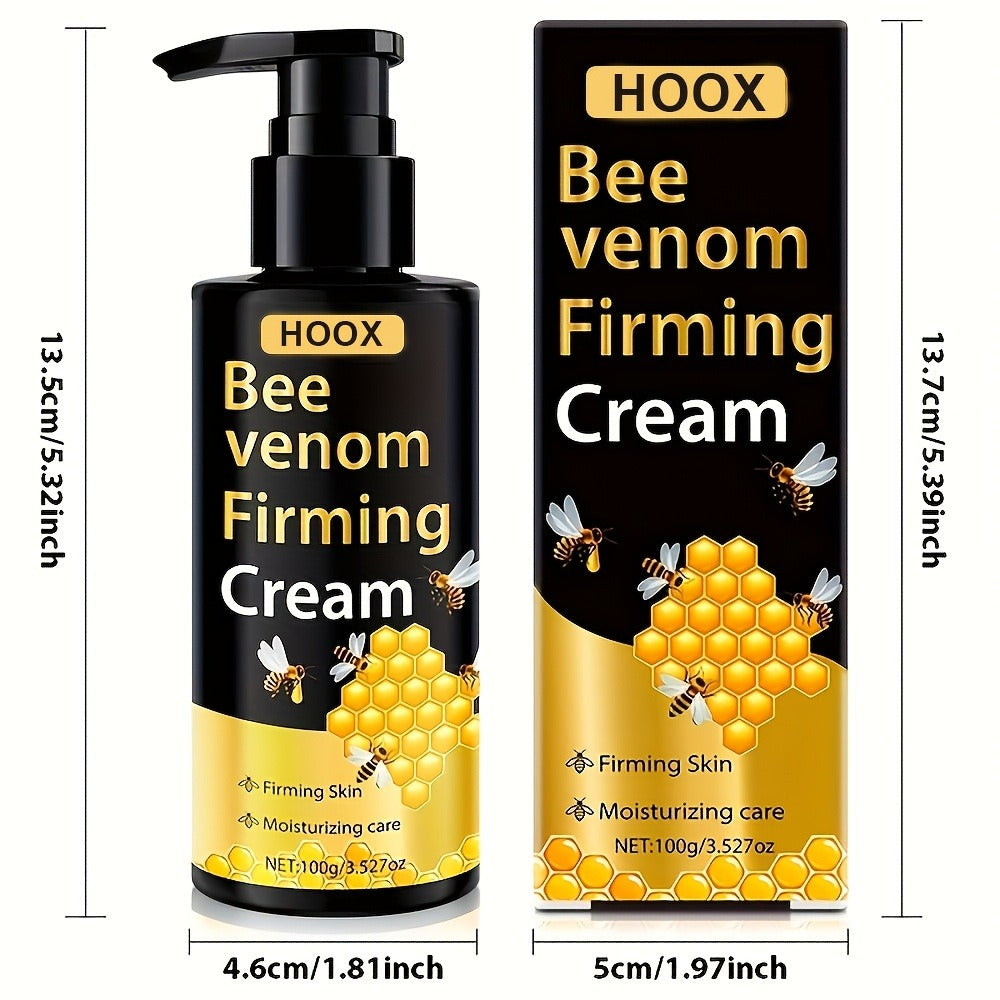 Bee Venom Firming Cream 100g for Face Neck Abdomen & Body – Moisturizing Anti-Aging Skin Tightening Cream for Sagging Loose S
