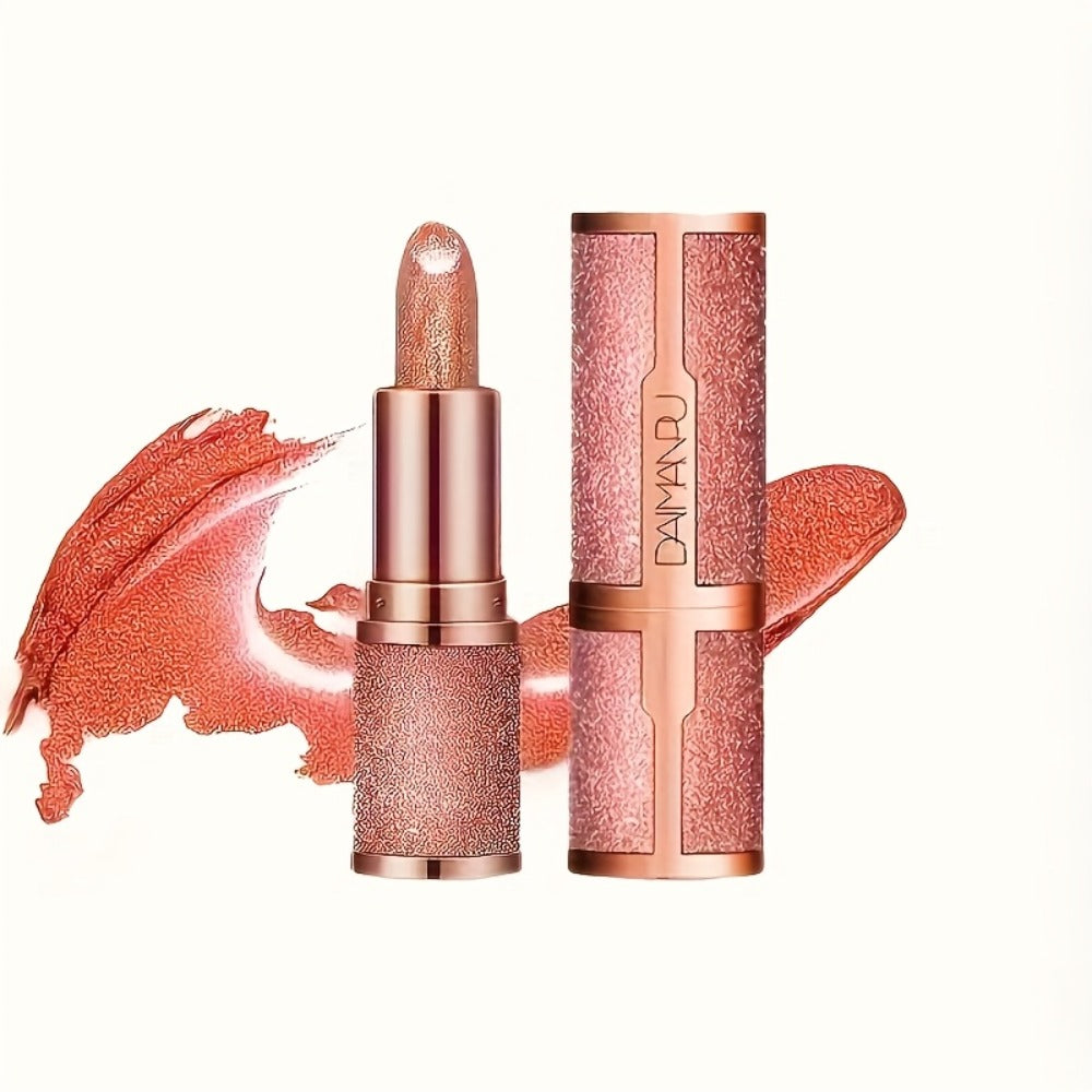 Shimmer Lipstick Set 2 Piece, Starry Sky High Gloss Waterproof Lip Color, Durable Glossy Shiny Lips Makeup for Women — image 