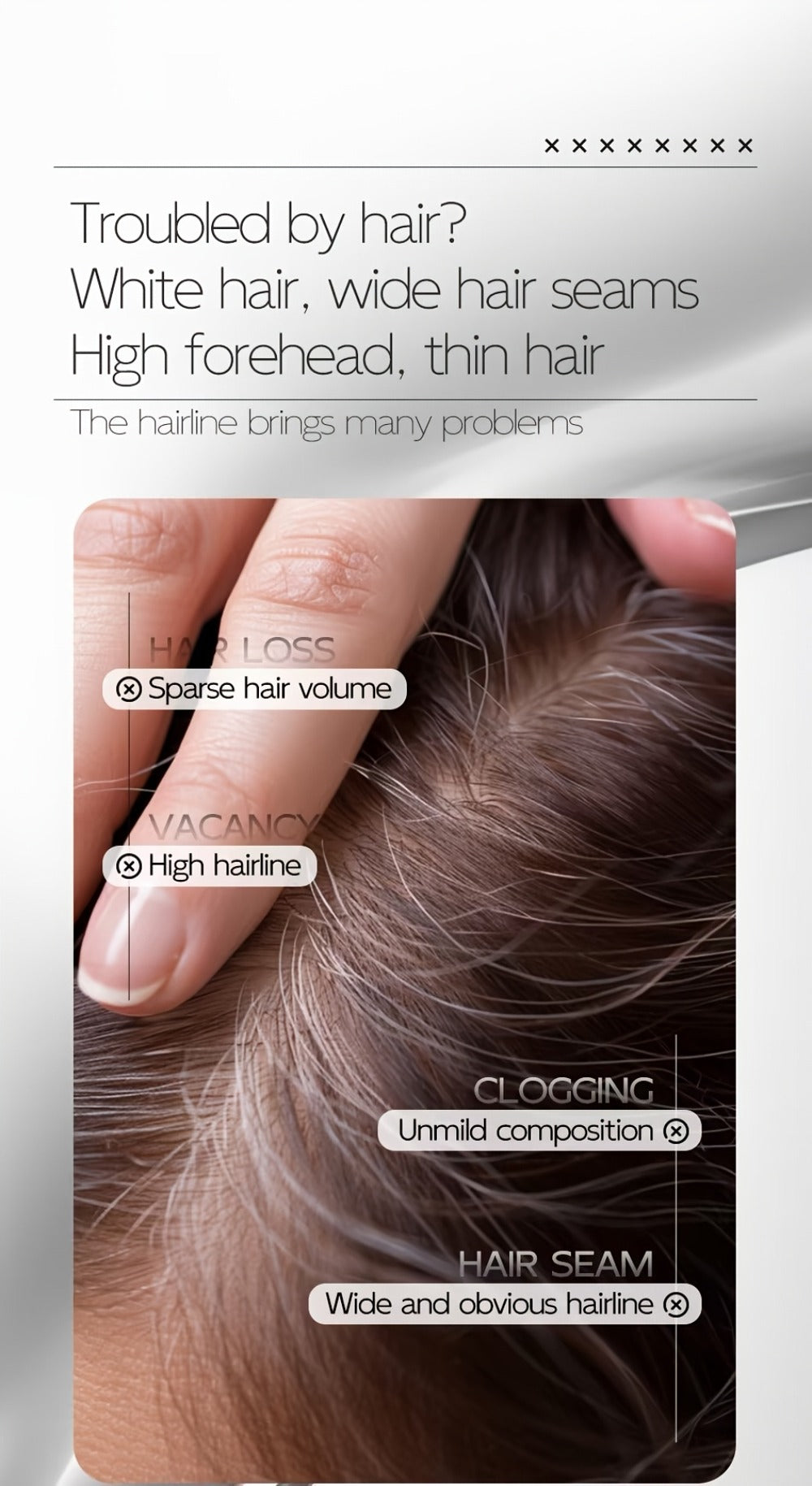 Root Touch-Up Hair Color Pen with Brush Applicator, Instant Gray & White Hair Coverage, Plant Squalane Nourishing Formula — i