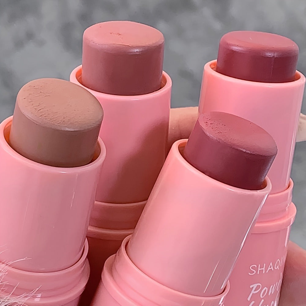 Cream Blush Stick Set 3-Piece, Blendable Cream-to-Powder Blusher, Matte & Shimmer Cheek Color, No-Brush Finger-Blend — image 