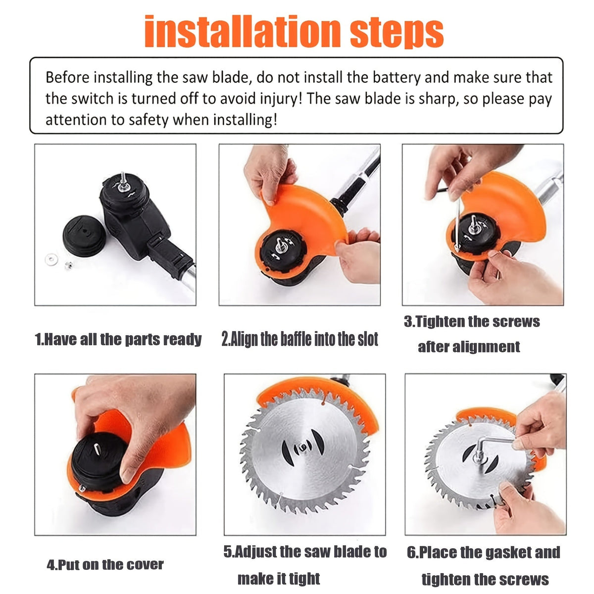 Cordless Electric Weed Wacker, Handheld Lawn Trimmer Garden Yard for Garden, Patio and Yard Use — image 8