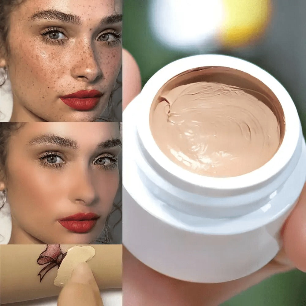 Three-Piece Cream Concealer Pot Set with Style 1, Style 2 and Style 3 Shades for Face Makeup Blending — image 1