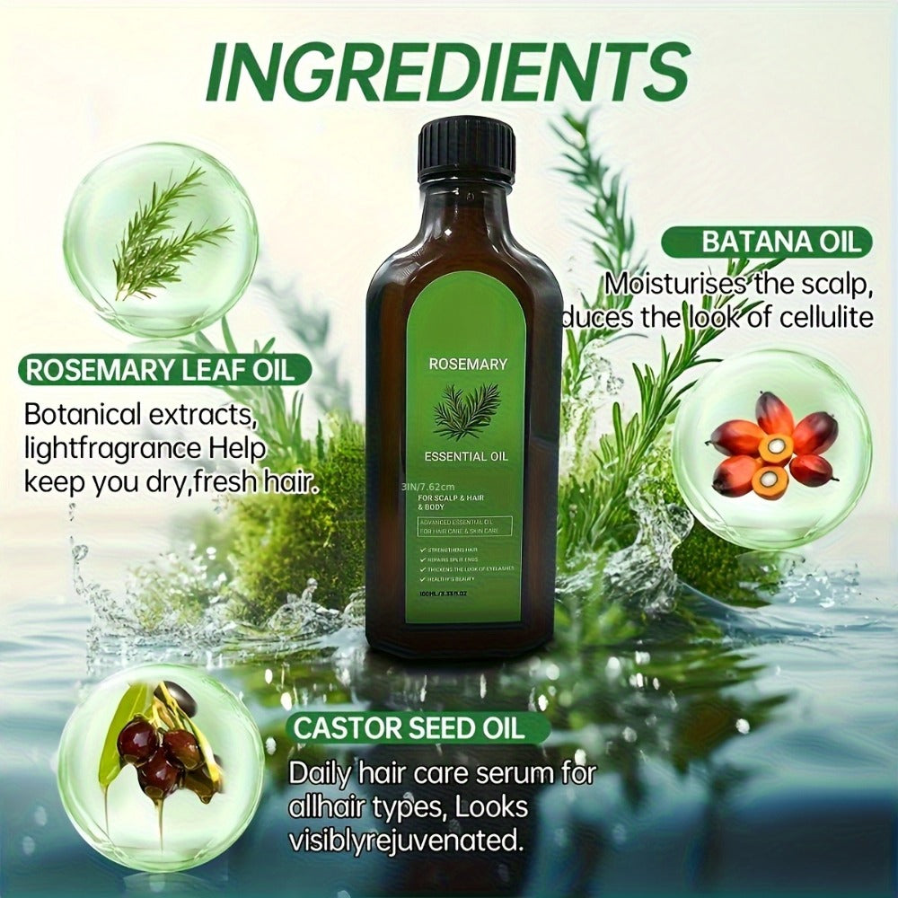 Rosemary Biotin Argan & Batana Hair Oil Spray Multi-Pack, Deep, Scalp Nourishing for Bath Time, Home Spa and Personal Care — 