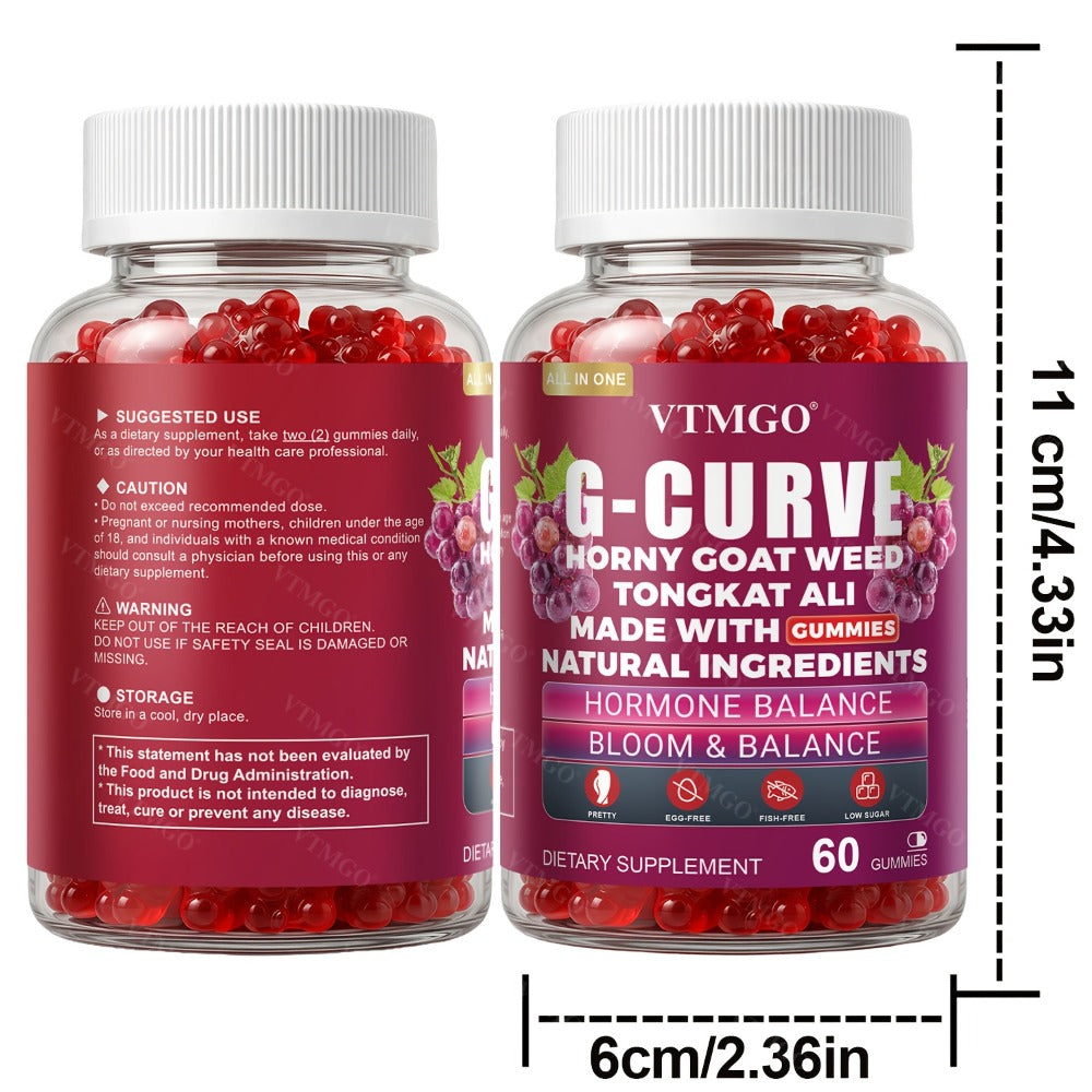 Women's Curve Enhancement Gummies with Maca Root Saw Palmetto Tribulus Terrestris L-Arginine — image 12