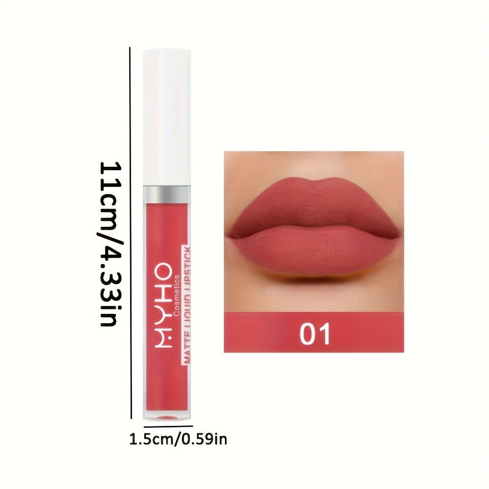 Lip Gloss Set by MYHO Cosmetics with 9 Matte Lip Colors per Set and Two Retained Shade Collections — image 6