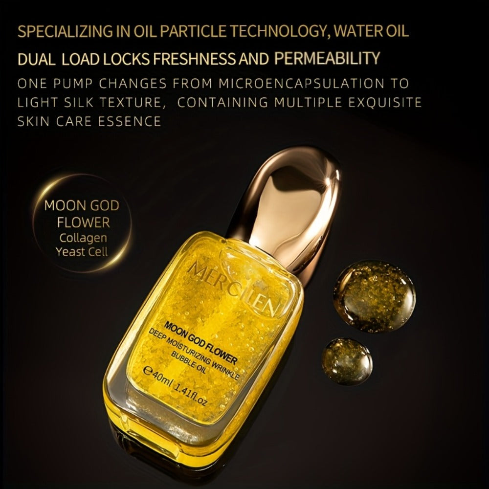 Bubble Cleansing Face Oil with Niacinamide & Hyaluronic Acid - Deep Foaming Oil Cleanser Pore for Bath Time, Home Spa and Per