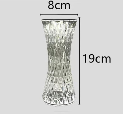 Creative Crystal Diamond Table Lamp Rechargeable Acrylic Bedroom Bedside