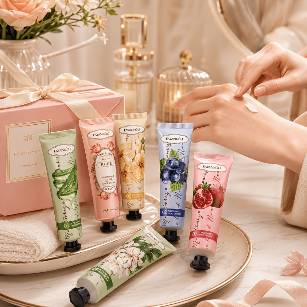 Sixty-Piece Travel Hand Cream Assortment with Random Fruit, Floral and Color-Printed Mini Tubes — image 5