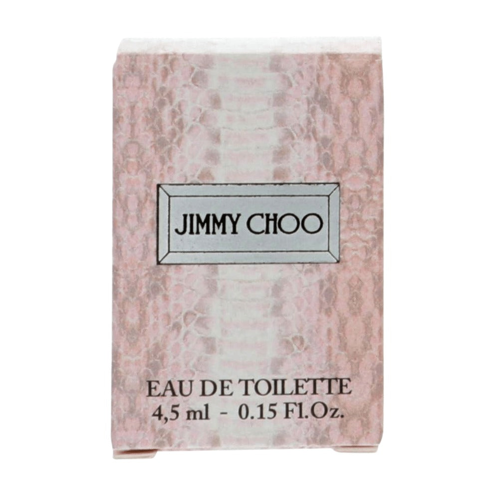 Eau de Toilette Jimmy Choo for Women 4.5ml Mini Bottle with Silver Cap and Pink Presentation Box — image 3