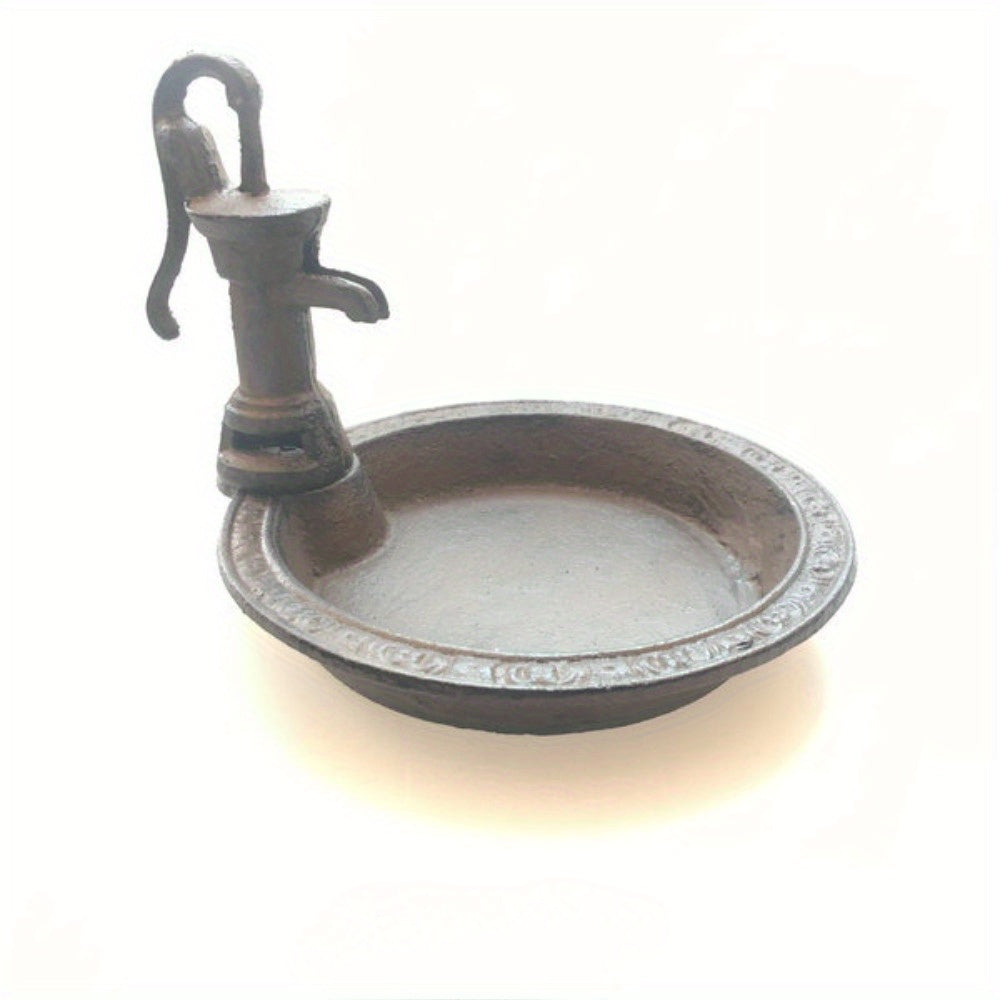 Bird Feeder Cast Iron Water Pump | Outdoor Garden Patio Wild Birds — image 1