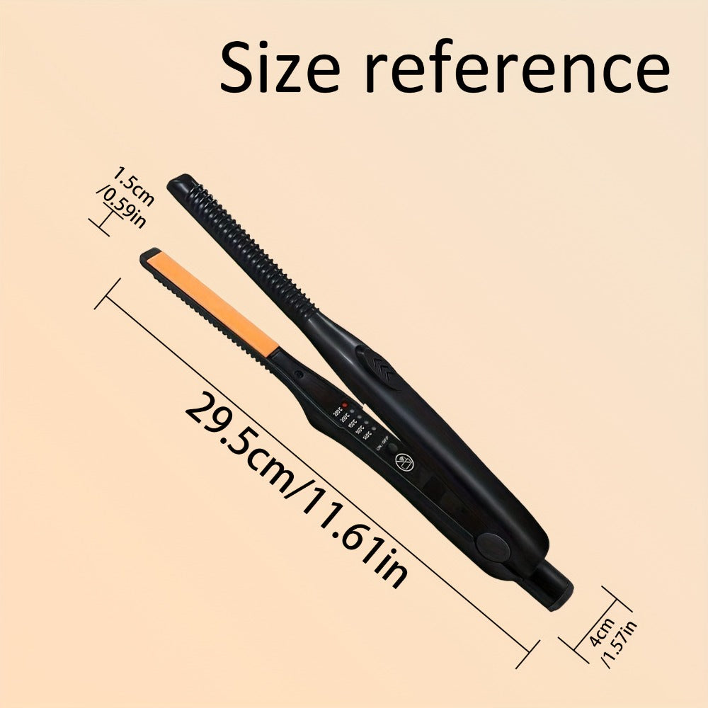 Mini Hair Straightener with 29.5cm Body and Digital Heat Display — image 6