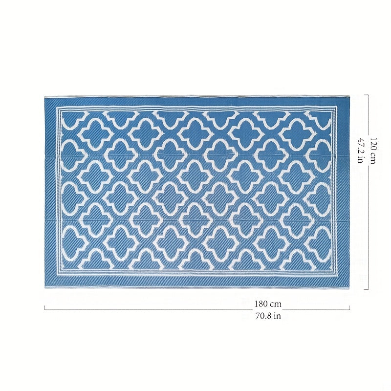 Outdoor Mat | Reversible Foldable Polypropylene RV Camping Patio Picnic — image 6