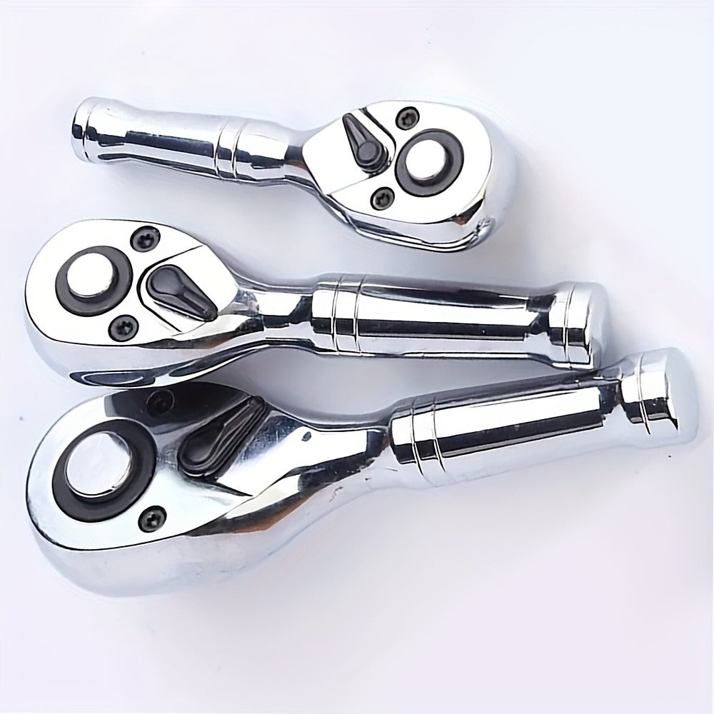 Short-Handle 72-Tooth Ratchet Wrenches in 1/4-, 3/8- or 1/2-Inch Drive with Three Pictured Lengths — image 7