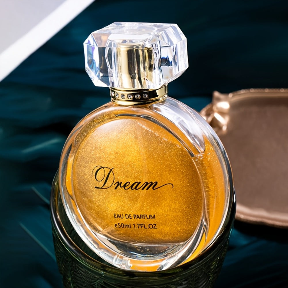 Perfume for Women in 1.7 oz Golden Floral Bottle with Rose Accent and Eau de Parfum Spray Format — image 5