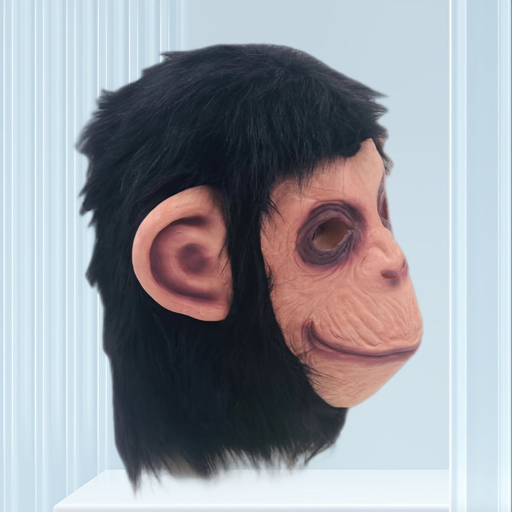 Costume Accessories Full-Head Gorilla Mask with Two Latex Animal Face Styles for Costume Wear — image 10