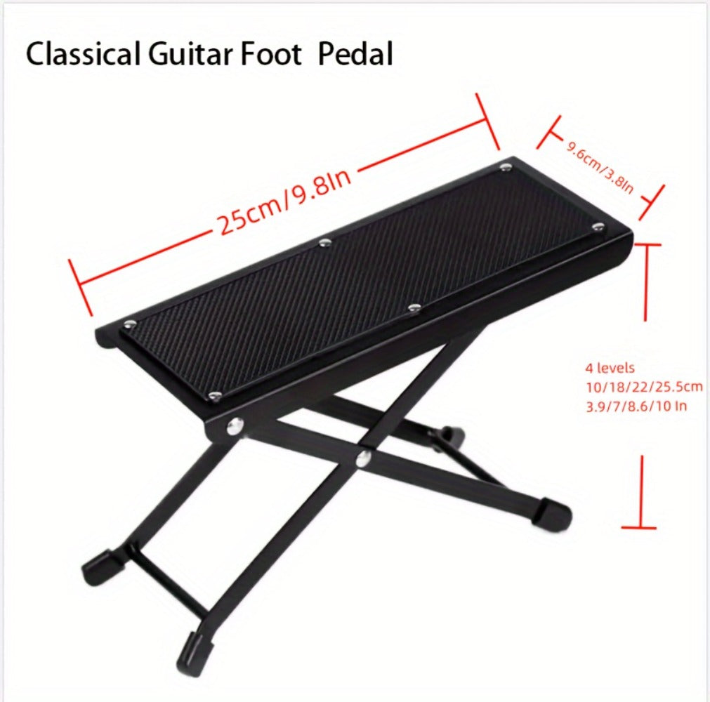 Adjustable Pedicure Footrest Stand 4-6 Level Non-Slip Portable Foot Rest for Nail Care – Professional Manicure Pedicure Tool 