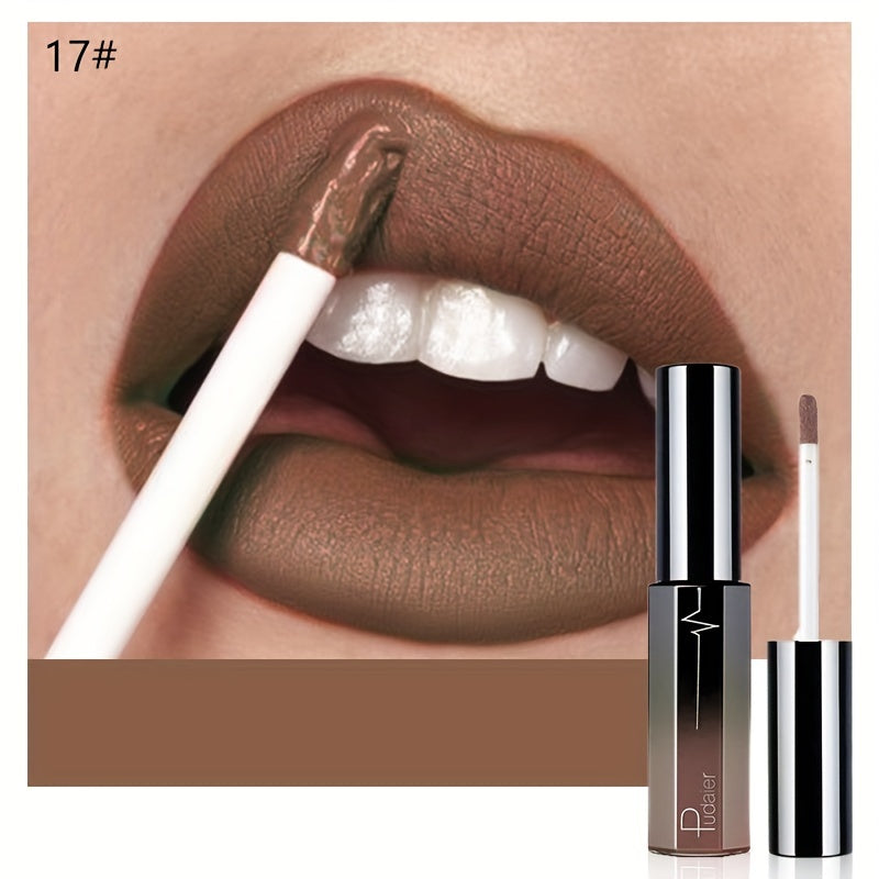 Semi-Matte Liquid Lip Color in Six Numbered Shades with 9.3cm Gradient Tube and Wand Applicator — image 1