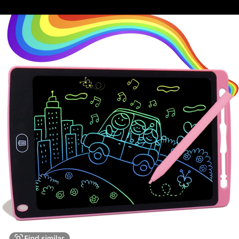 8.2-Inch LCD Writing Tablet with Stylus and Pink or Blue Checkout Color Options for Drawing and Notes — image 1