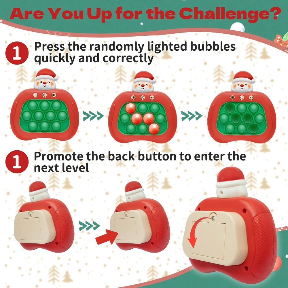 Santa Claus Pop Up Brain Game Toy for Kids with the Listed Color, Size or Set Options for Everyday Use — image 5