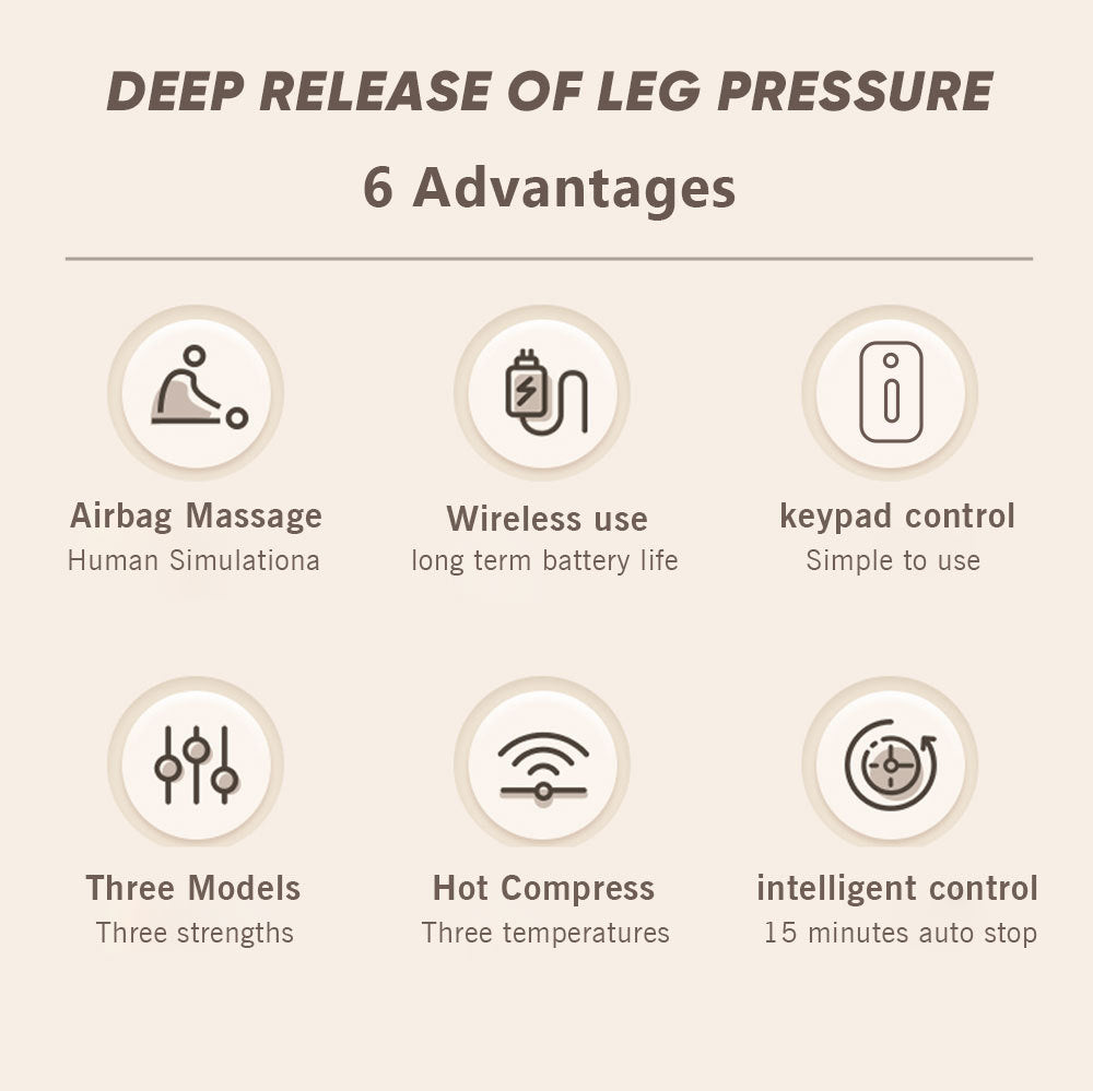Electric Air Wave Leg Warmer Calf Massager