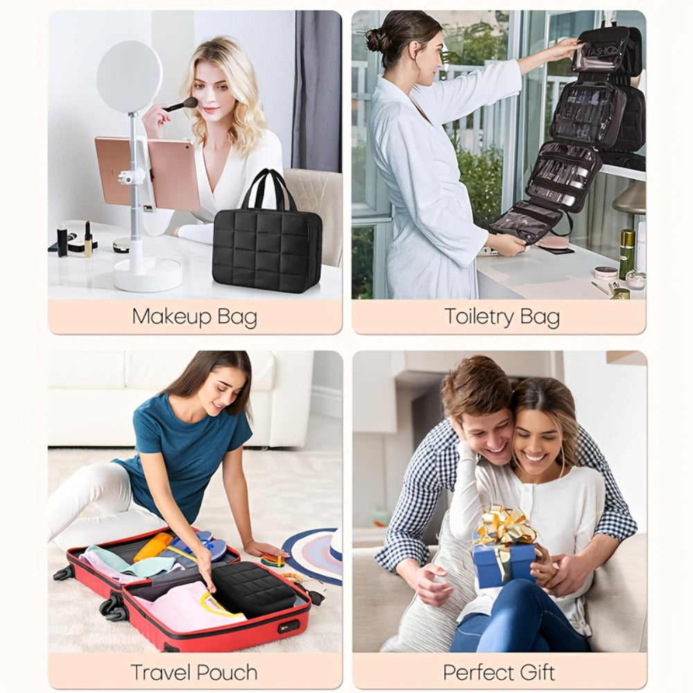 Hanging Travel Toiletry Bag Large Capacity for Full-Size Products Waterproof Cosmetic Organizer with Hook — image 10