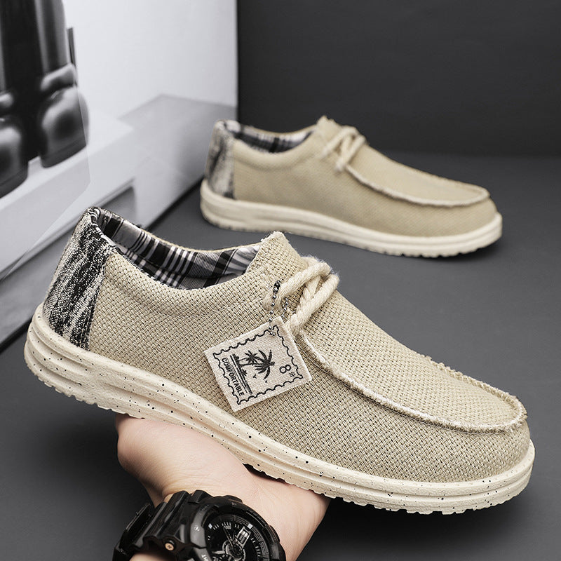 Men's Canvas Sneakers - Simple All-Match Casual Trainers