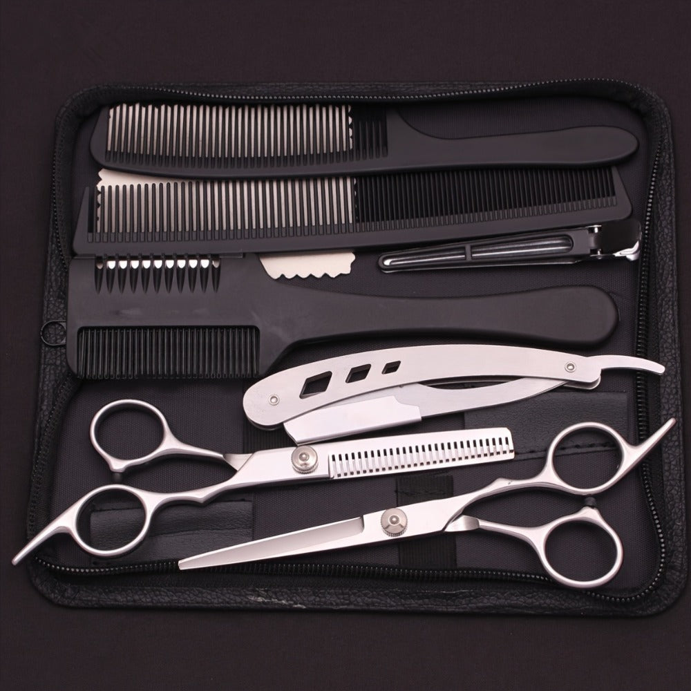 Professional Hair Cutting Scissors & Thinning Shears Set 6.0 Inch – 4CR Stainless Steel 62HRC, 20-30% Thinning Rate — image 9