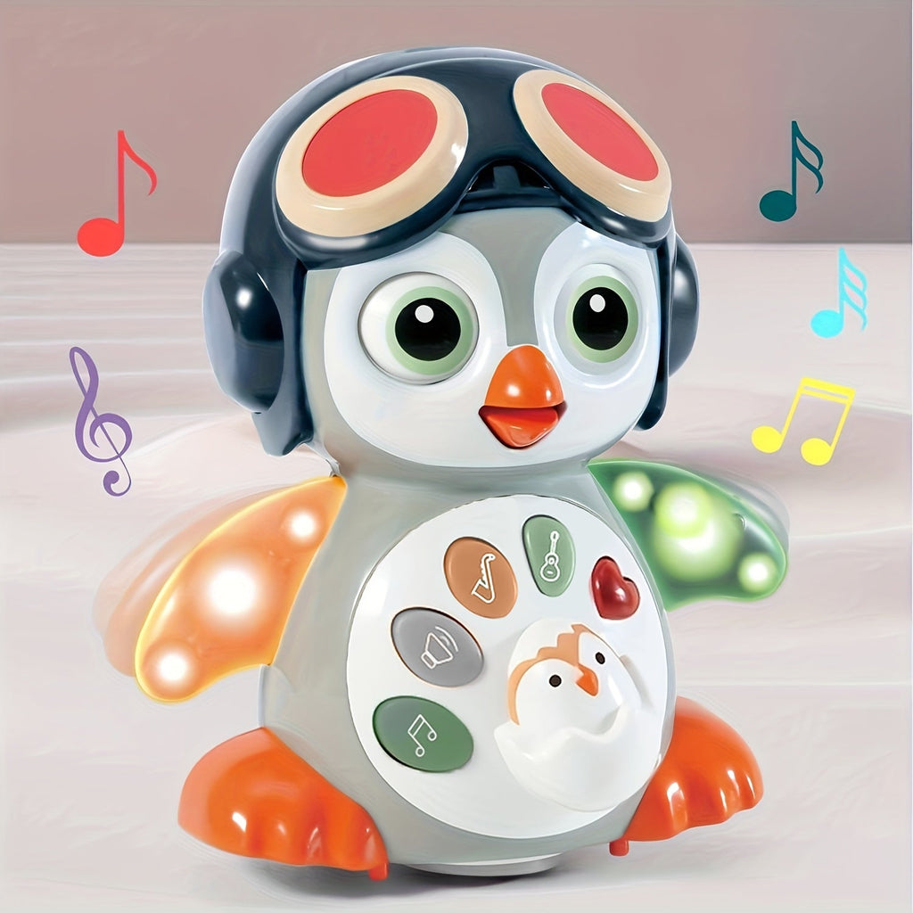 Interactive Dancing Penguin Baby Toy with Music, Lights & Crawling Motion – Infant Tummy Time Learning Toy — image 8