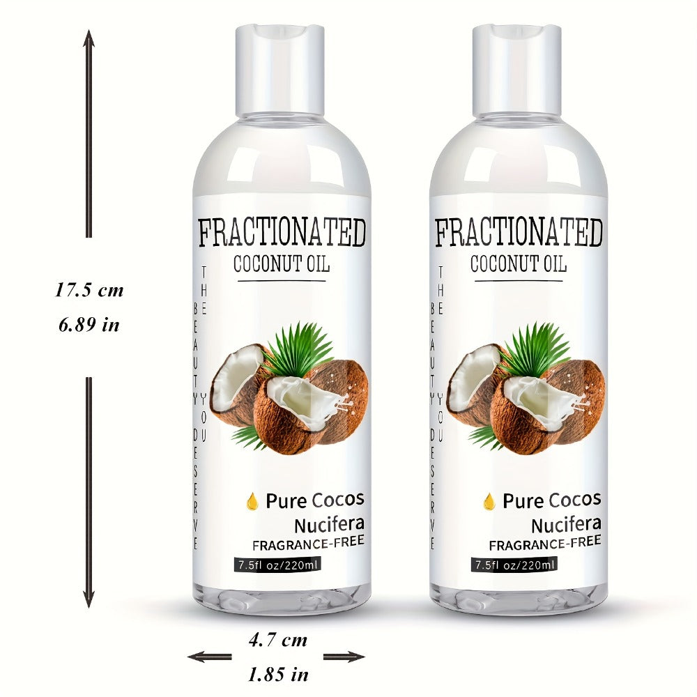 Fractionated Coconut Oil 4-Pack 7.5 fl oz Each, Pure Vegan Carrier Oil for Skin & Hair, Lightweight — image 4