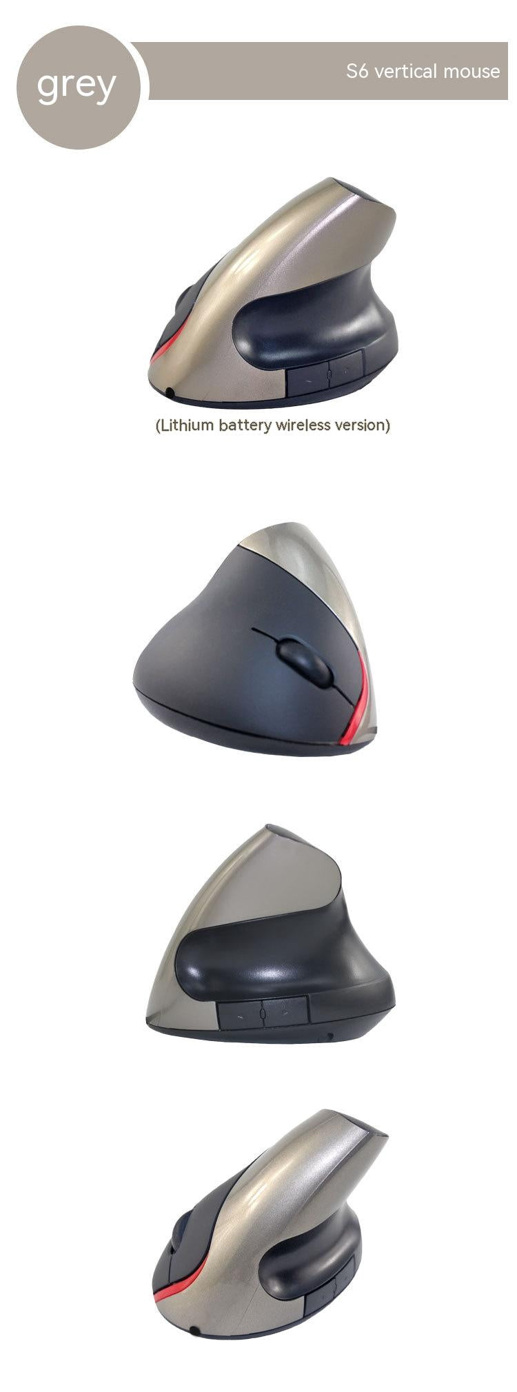 Wireless Vertical Vertical Rechargeable Battery Mouse Ergonomic Grip Mouse