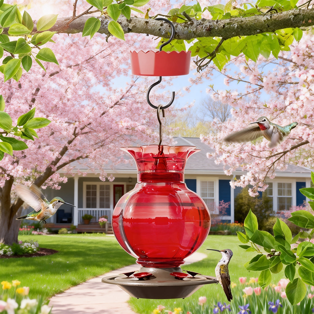 Hummingbird Feeder for Garden, Yard and Pest Management, with the Listed Configuration, for Everyday Use and Organized Storag