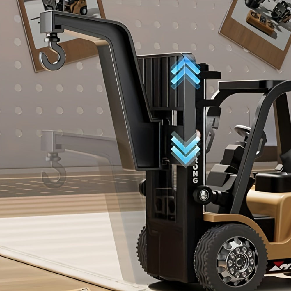 RC Forklift Toy 1/64 Scale Alloy Die Cast Remote Control Forklift Truck with the Listed Color, Size or Set Options for Everyd
