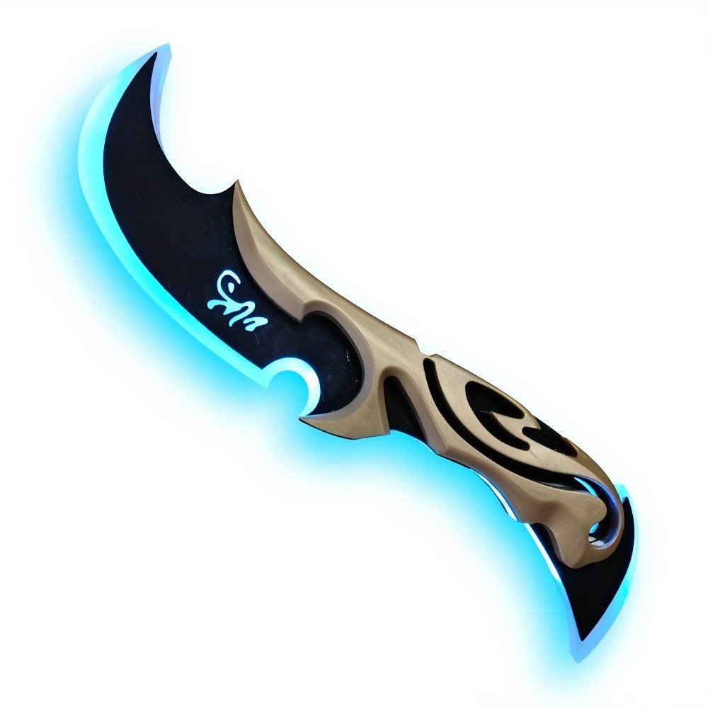 Costume Accessories Rechargeable LED Half Moon Blade Prop, 30cm, with Five Light Color Options — image 12
