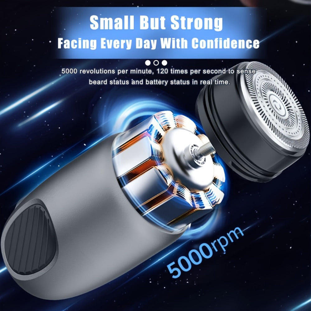 Electric Shaver Mini 1200mAh USB Rechargeable Pocket Razor in Five Colors for Daily Grooming — image 9
