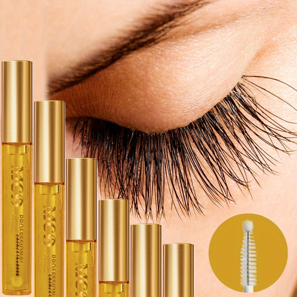 Eyelash Serum 6-Pack for Women - Natural Lash Growth & Enhancement Gel Formula, Conditioning Curling Effect — image 1